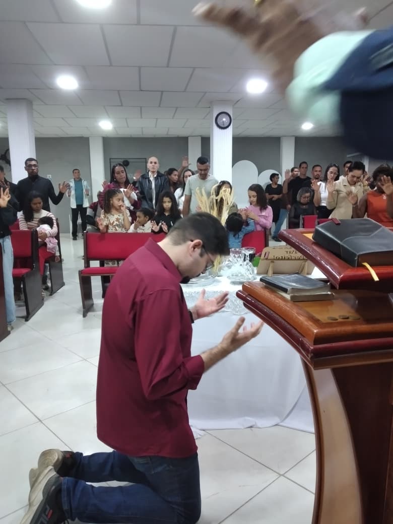 Gabriel Mielgo em Encontro Comunitário